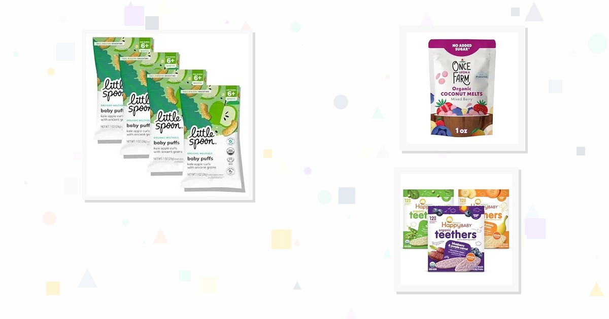 Best Crunchy Snacks for Babies Learning to Self-Feed