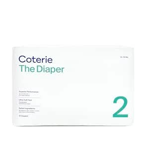 Coterie Size 2 Diaper, 31 Count