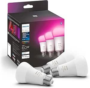 Philips Hue A19 LED Smart Light Bulb - White and Color Ambiance
