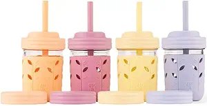 Elk and Friends Kids Glass Cups