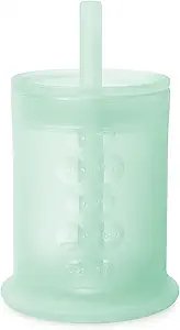 Olababy Silicone Training Cup with Straw Lid