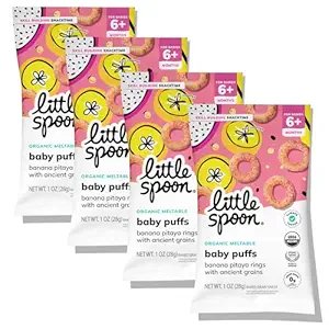 Little Spoon Banana Pitaya Meltable Baby Puffs