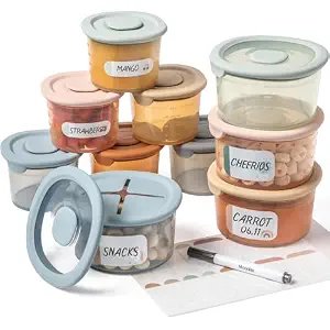 Moonkie Silicone Baby Food Containers