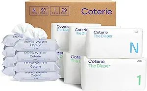Coterie Baby Wipes + Diapers Kit